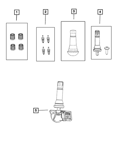 Tire Monitoring System for 2022 Jeep Grand Cherokee L #0
