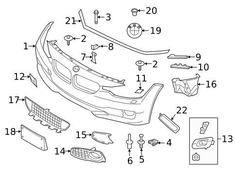 Bumper & Components - Front for 2015 BMW 428i #1