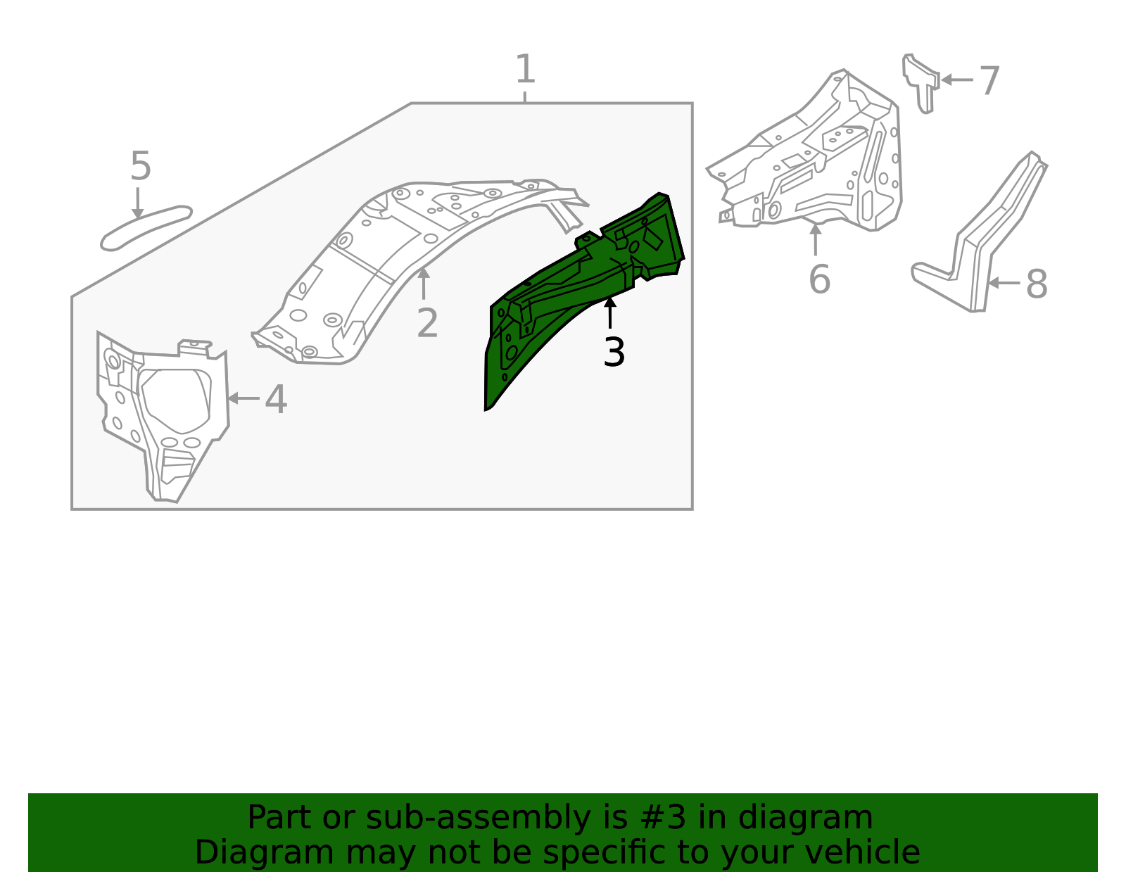 2018-2024 Infiniti Upper Rail 641515ZP1A | Faulkner Infiniti of Willow ...