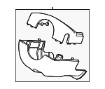 BB5Z3530AB - Steering: Shroud for Ford: Explorer, Police Interceptor Utility Image image