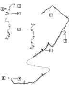 68021640AA - Brakes: Brake Tube for Mopar Image
