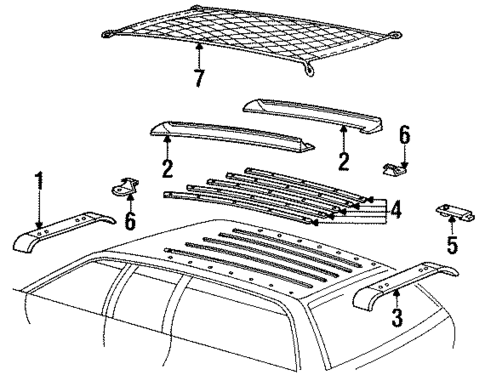 Luggage Carrier for 1996 Chevrolet Impala #0