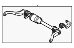 LR098962 - Suspension: Stabilizer Bar for Land Rover: Range Rover Image