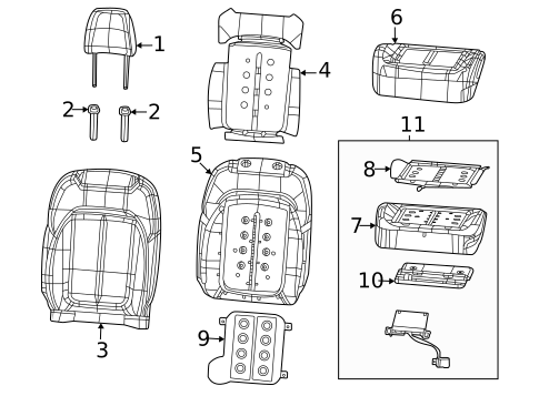 Heated Seats for 2022 Jeep Grand Cherokee L #2