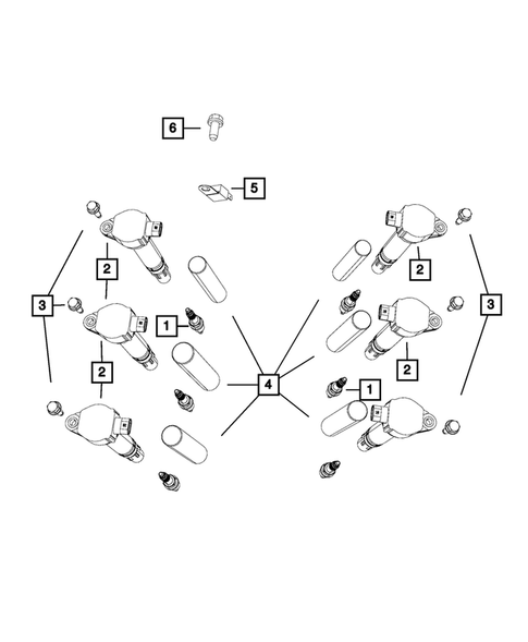 Ignition - Spark Plugs, Cables, Coils, and Glow Plugs for 2010 Chrysler 300 #0