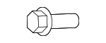 9008010343 - Body: Upper Tie Bar Bolt for Toyota Image image
