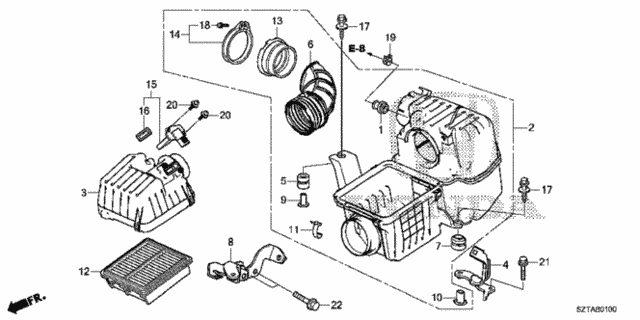 Air Cleaner for 2016 Honda CR-Z #0