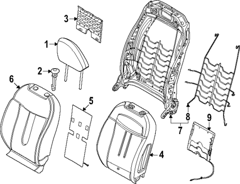 Driver Seat Components for 2025 Mini Countryman #3