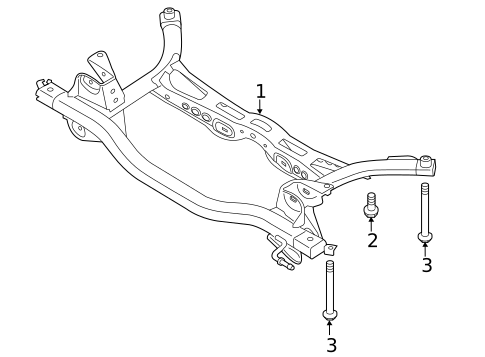 Suspension Mounting for 2021 Volkswagen Golf #2