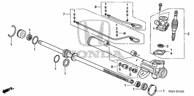 P.S. Gear Box Components for 2008 Honda Odyssey #0