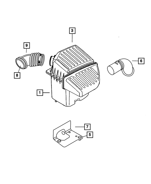 5104686AA - : Air Cleaner Cover for Mopar Image