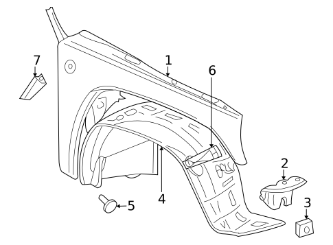 Fender & Components for 2005 Jeep Liberty #0