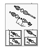 423400E010 - : Axle Assembly for Lexus: RX330, RX350 Image