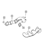 5097703AA - Engine 3.2L SOHC 18 Valve Supercharged V-6 [EGZ]: Nut for Mopar Image