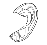 31665557 - Brakes: Brake Dust Shield for Volvo Image