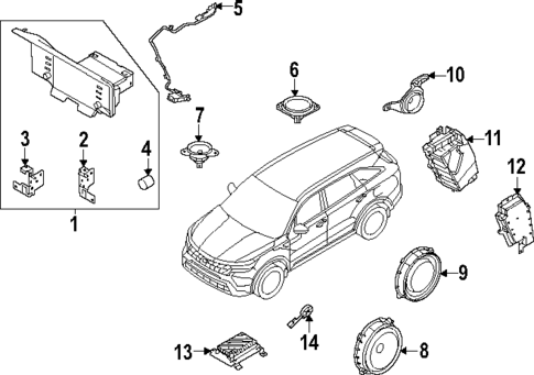 SOUND SYSTEM for 2022 Kia Sorento #0