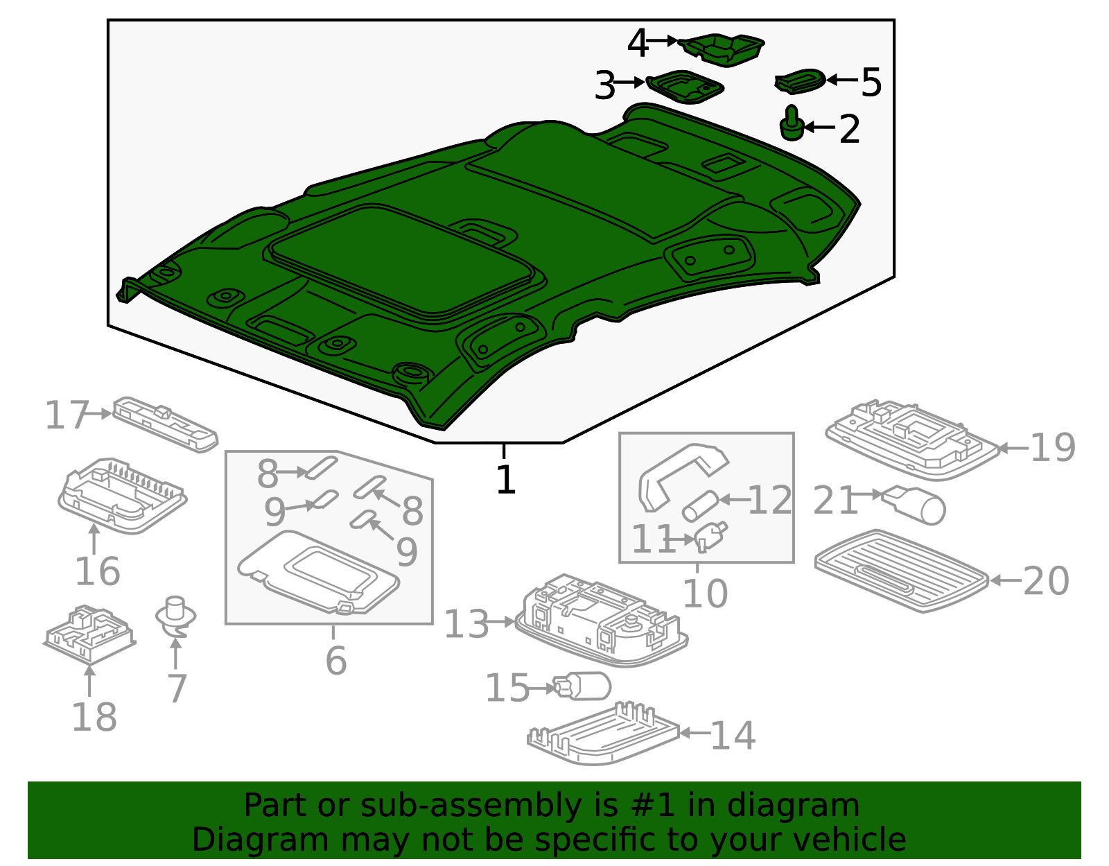 83200-T7W-A51ZA - Headliner 2016-2018 Honda HR-V | Toronto Honda Parts