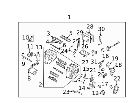 HVAC Case for 2005 Subaru Impreza #0