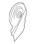 CJ5Z7863386AB - Body: Hinge Cover for Ford: C-Max, Escape Image