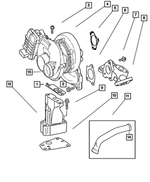 68004667AA - : Exhaust Crossover Pipe for Mopar Image
