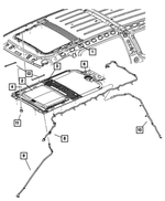 1KN73BD1AA - : Sunroof Frame for Chrysler: Aspen | Dodge: Durango Image