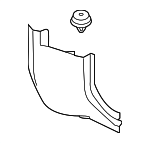 51437298801 - Body: Cowl Trim for Mini Image
