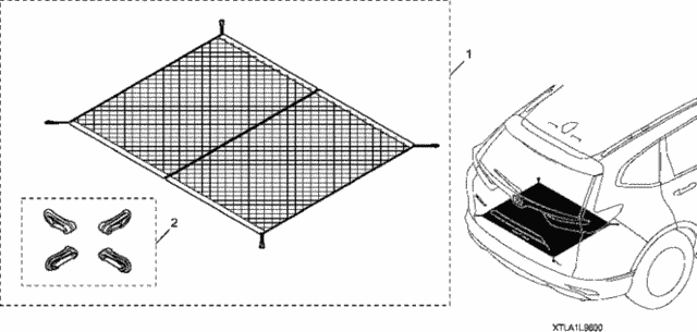 Cargo Net for 2019 Honda CR-V #0