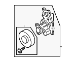 11515A6FA41 - Cooling System: Engine Water Pump for BMW Image