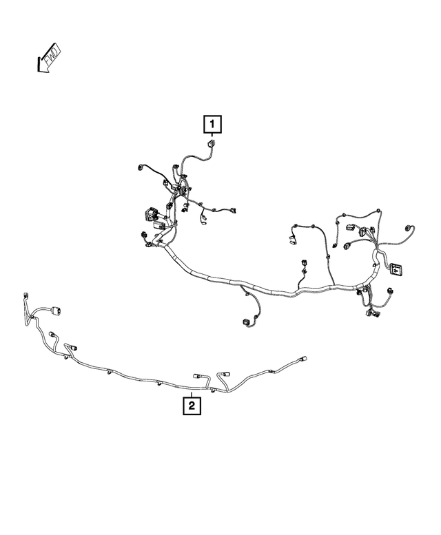 68223611AA - : Front End Module Wiring for Mopar Image