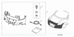 8P35SL0200R1 - Accessory Components: HARDWARE KIT, NOSE MASK for Honda Image