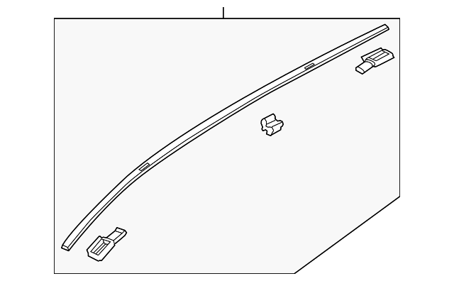 2013-2016 Mazda CX-5 Roof Molding KD33-50-9H0 OEM Parts Online