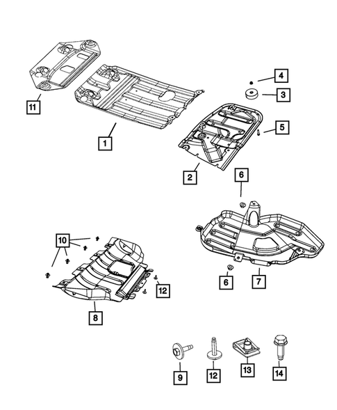 Under Body Protection for 2017 Dodge Durango #0