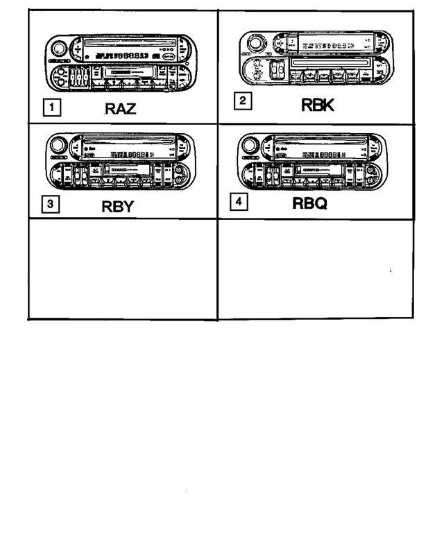 « 5091505AE –  : Am/fm/cassettes/disques Compacts Radio pour Mopar Image »