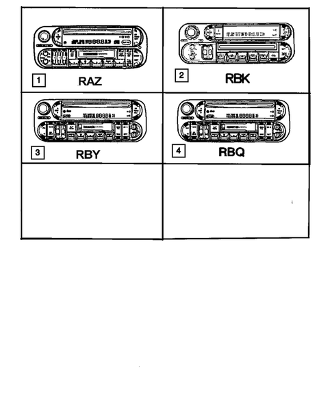 Radio, Antenna, and Speakers for 2004 Chrysler PT Cruiser #1