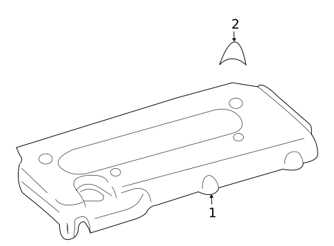 Engine Appearance Cover for 2006 Toyota RAV4 #0