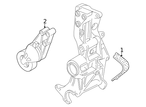 Accessory Drive Belt System Components for 2001 Audi A4 Quattro #0