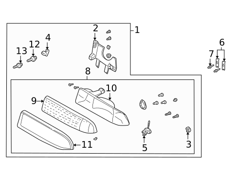 Lighting - Exterior for 1998 Chevrolet S10 #0