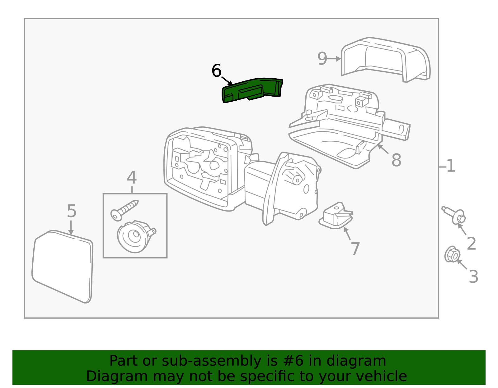 2015-2020 Ford F-150 | Signal Lamp | FL3Z-13B375-AA | Walls' Ford Parts
