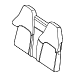 19292083001D13 - : Outer Cov, Rear Seat Backr                for Mercedes-Benz Image