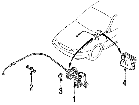 Cruise Control System for 1995 INFINITI J30 #0