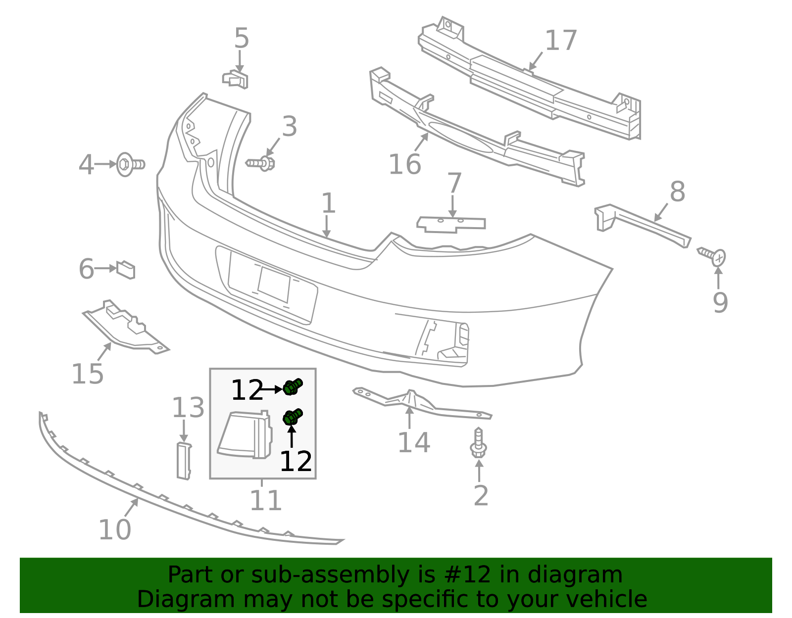2013-2021 Honda Reflector Panel Clip 90651-T3L-003 | OEM Parts Online