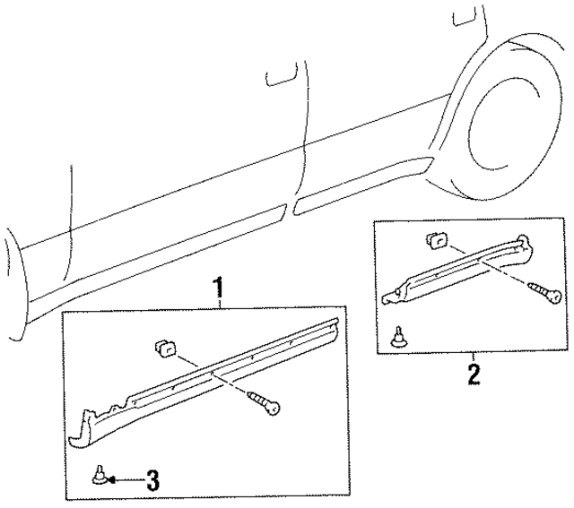 7585159015C1 - Body: Rocker Panel Guard for Lexus Image