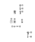 68071669AA - Electrical: Cigar Lighter Knob And Element for Mopar Image