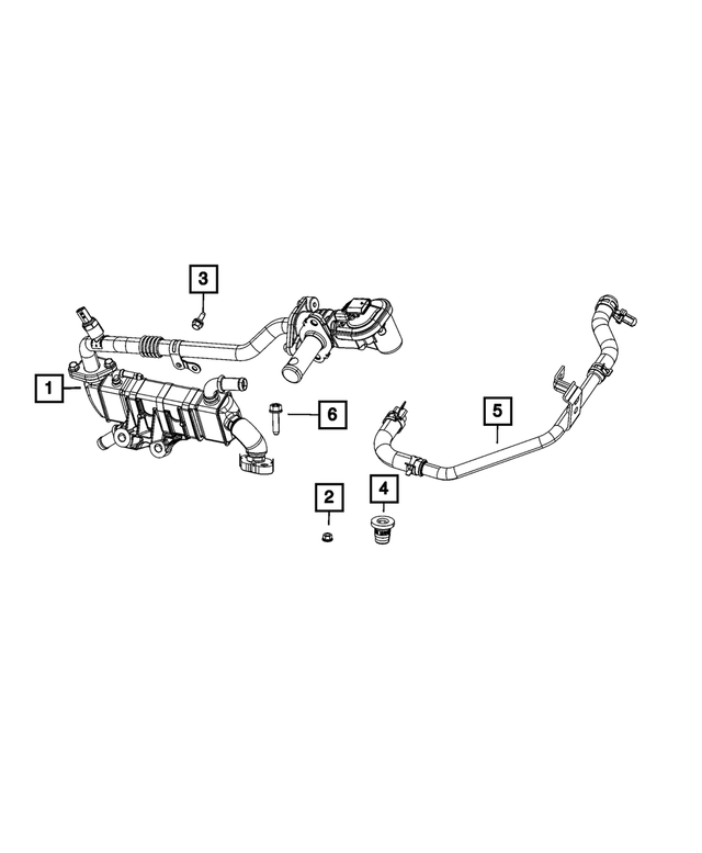 68298443AB - Cooling: Supply Tube Hose for Mopar Image