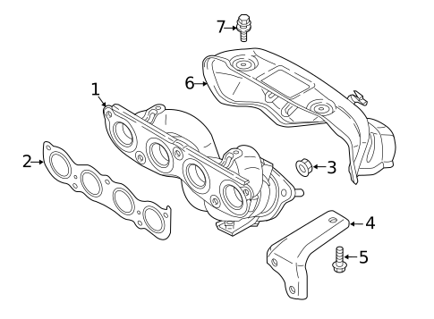 Exhaust Manifold for 2016 Hyundai Tucson #0