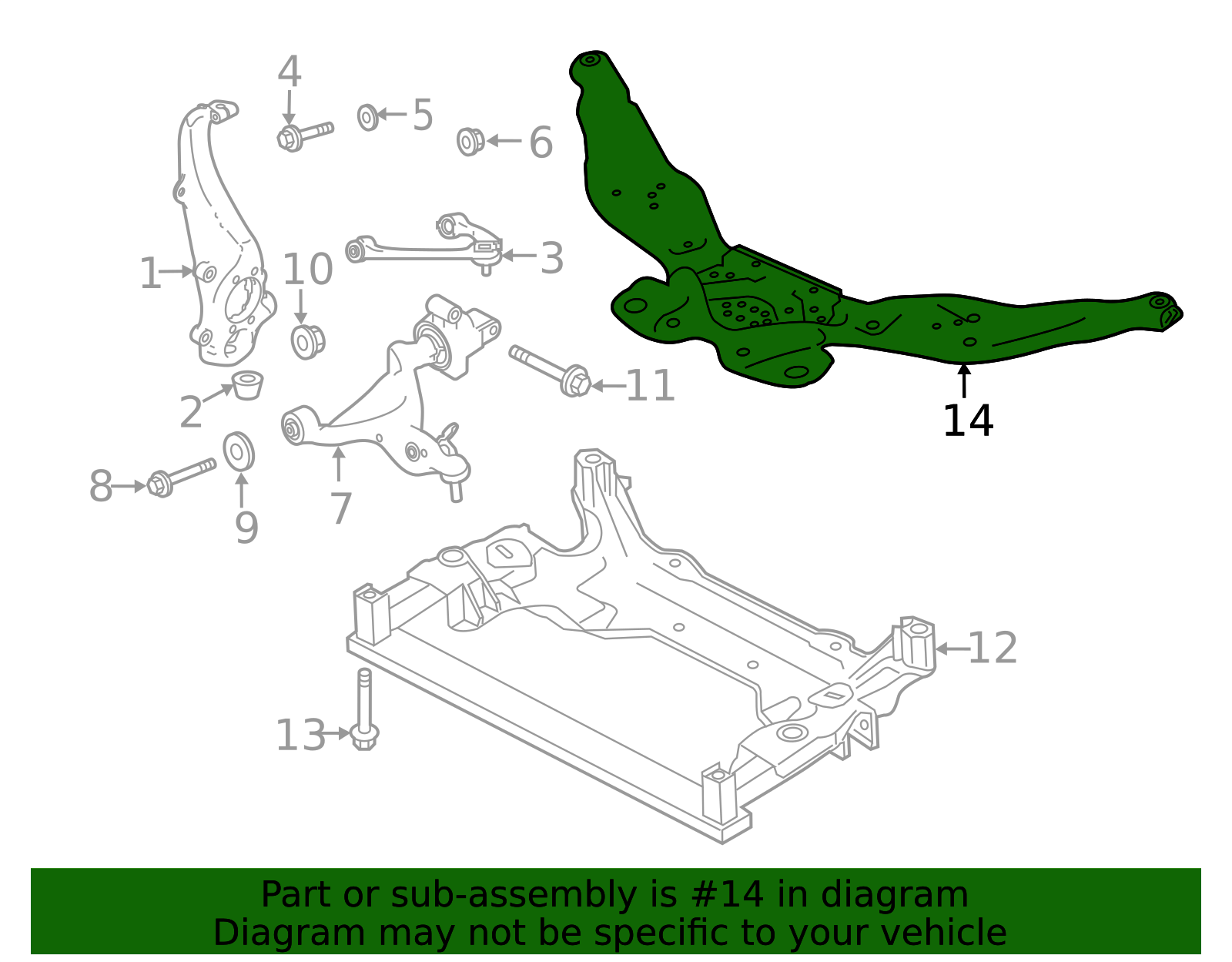 544B2JK51B (544b2jk51b) - 2013-2024 Infiniti Cross-Member