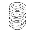 31336767368 - Suspension: Coil Spring for BMW: 1 Series M, 128i, 135i, 325i, 328i, 330i, 335i, 335is Image