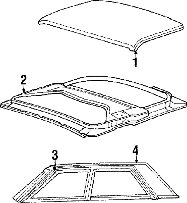 4136087 - Body: Roof Panel for Mopar Image