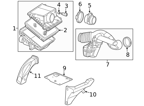 Air Intake for 2007 Chevrolet Silverado 1500 Classic #1