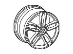 8S0601025Q - : Wheel, Alloy for Audi: TT Quattro, TT RS Quattro, TTS Quattro Image